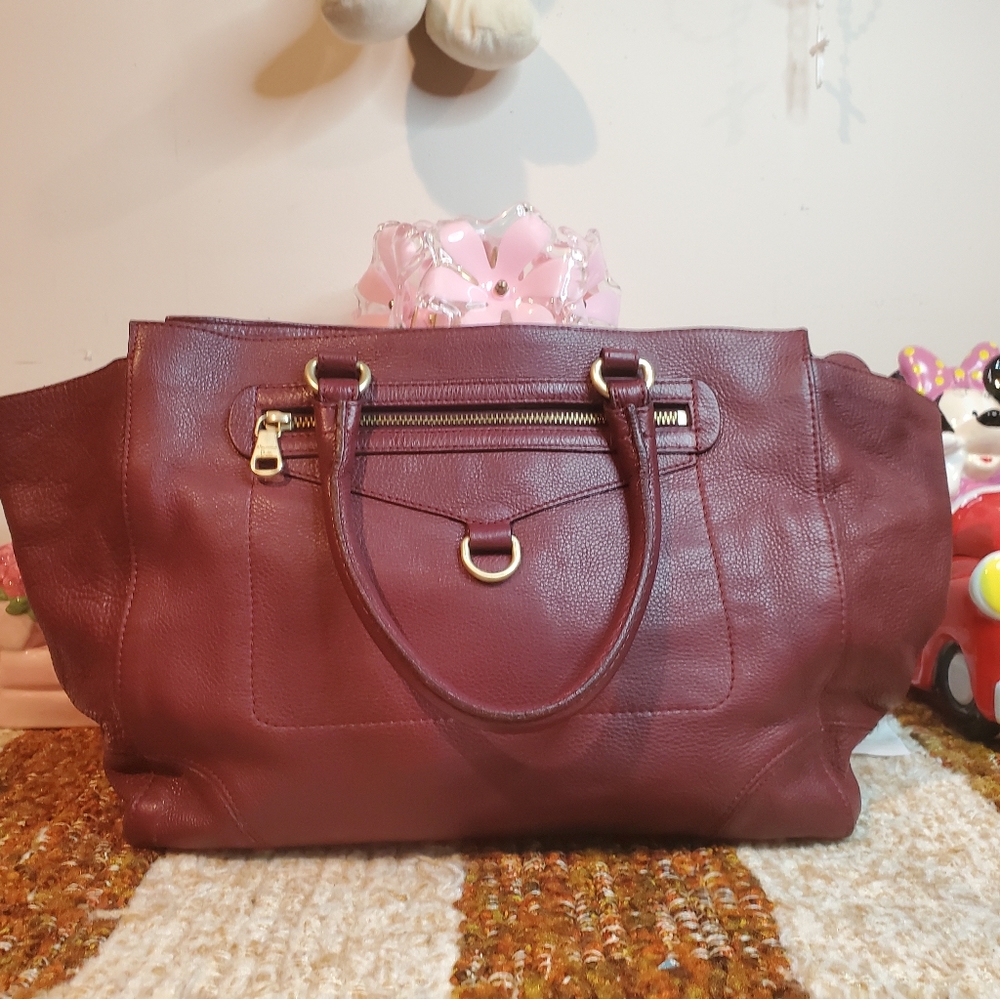 Authentic  Massimo Dutti Soft Leather tote bag